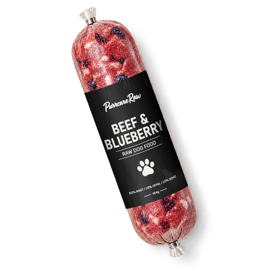 Purrcare Raw Beef & Blueberry Complete 454g | 80/10/10