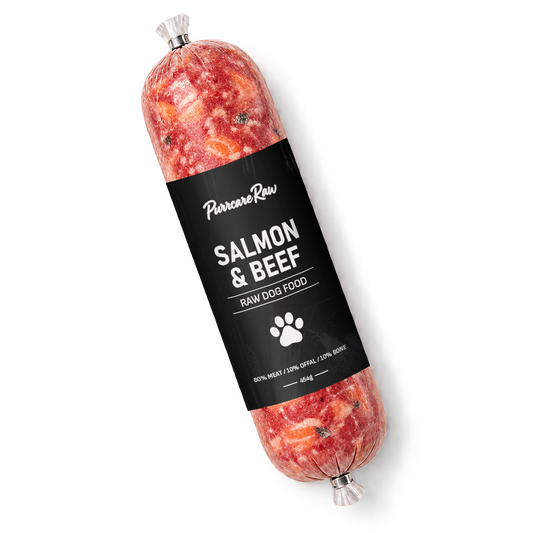 Purrcare Raw Salmon & Beef 454g | 80/10/10