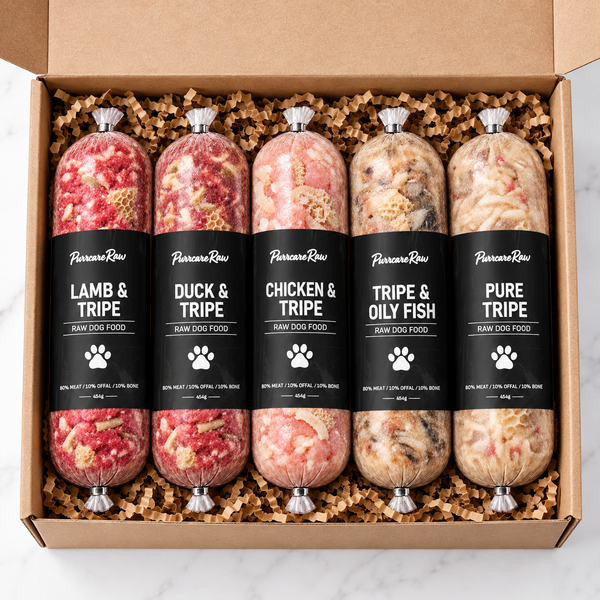 Tripe Variety Mix Box - 454g | 80/10/10