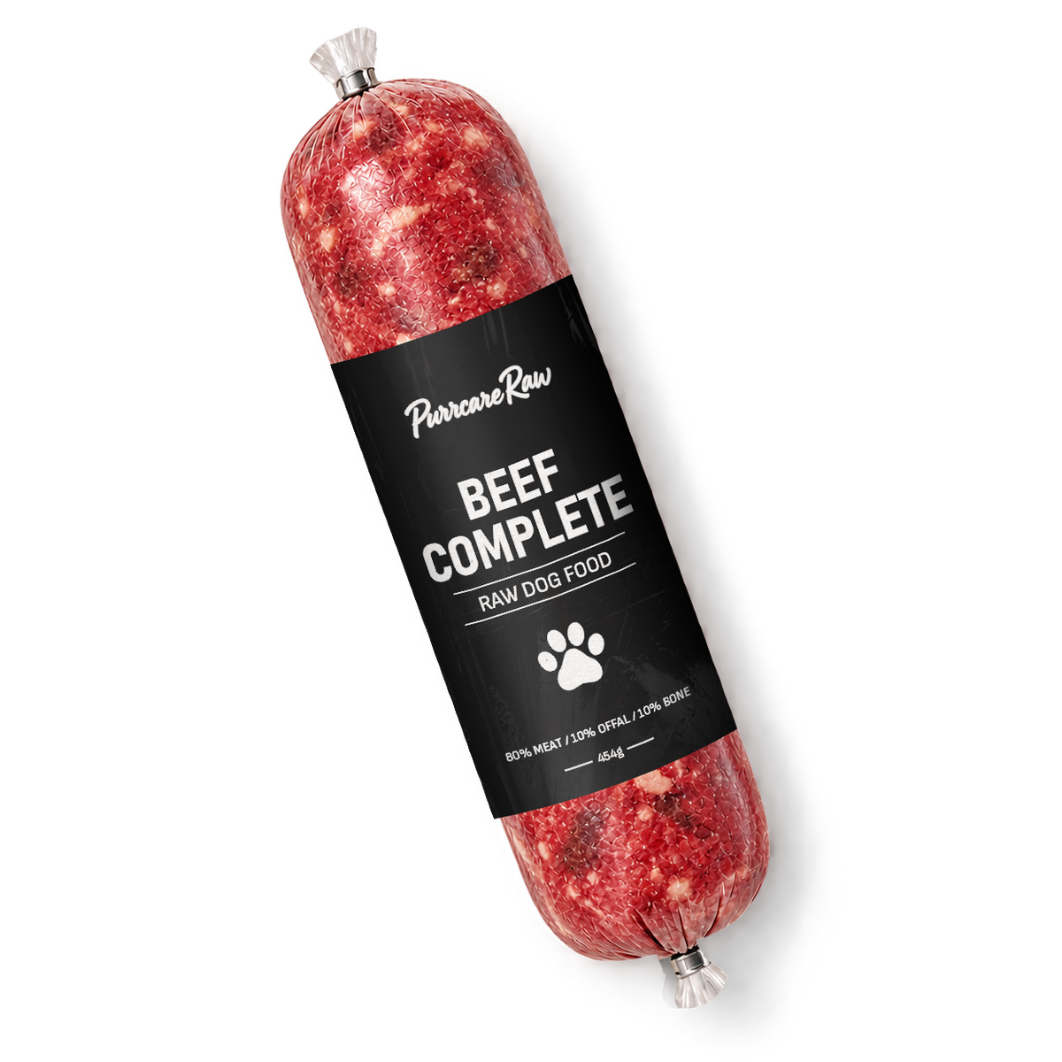 Purrcare Raw Beef Complete 454g | 80/10/10