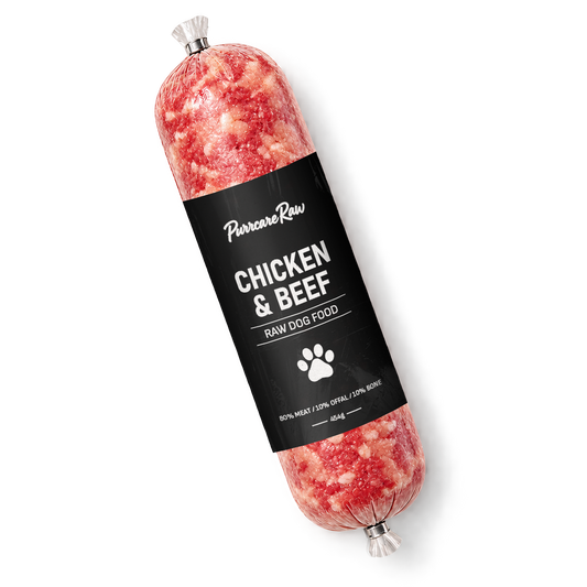 Purrcare Raw Chicken & Beef 454g | 80/10/10