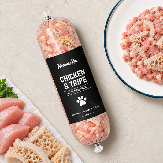 Chicken & Tripe 454g | 80/10/10 lifestyle image