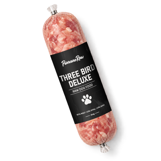 Purrcare Raw Three Bird Deluxe 454g | 80/10/10