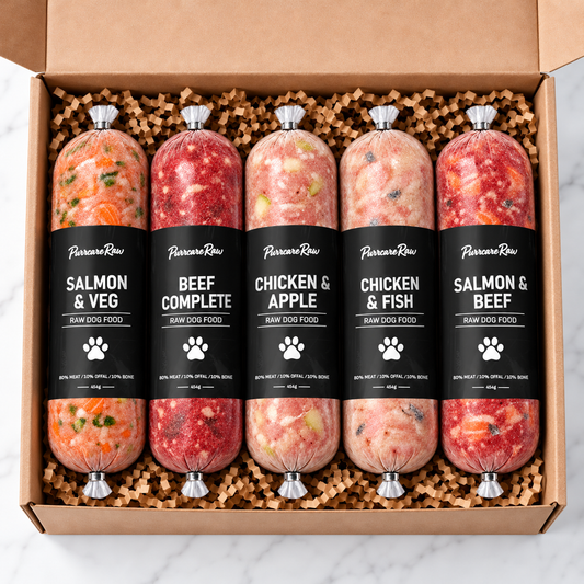 Purrcare Raw Tripe Allergy Mix Box - 454g | 80/10/10